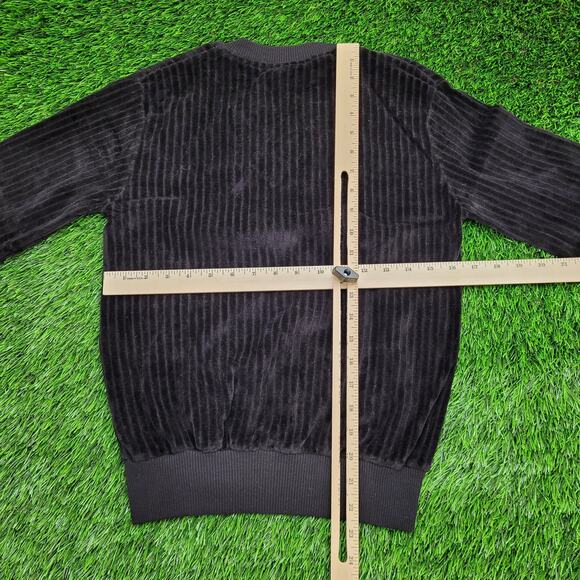 Vintage MOD Ribbed Sweater Womens XS 16x22 Black - Picture 6 of 7